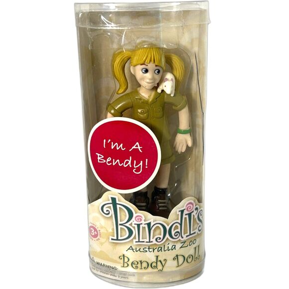 Vintage Bindi’s Australia Zoo Bendy Doll Steve Irwin Wildlife Collectible Toy - Picture 2 of 6